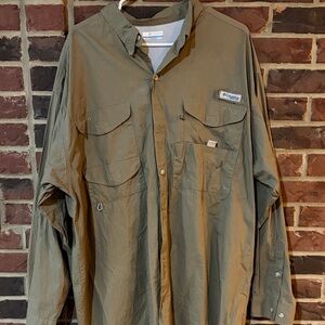 Columbia Men's Khaki Shirt Jacket